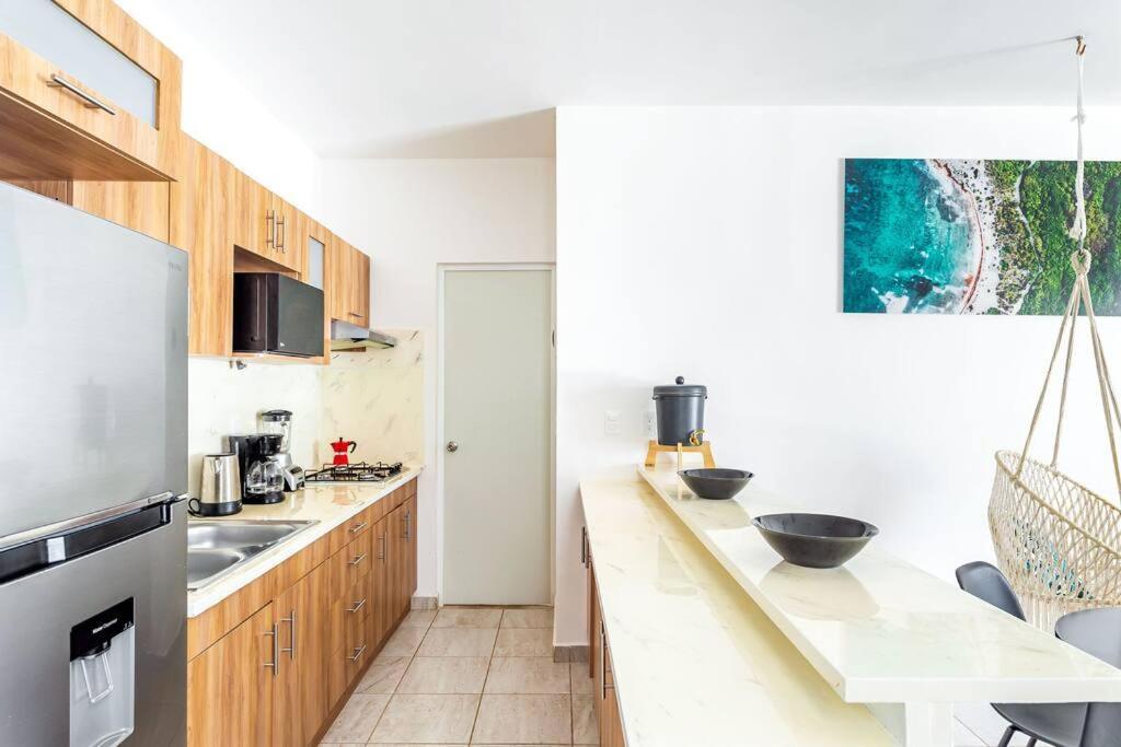 Lovely Cozy Apt W/Pool 2 Bedrooms. Great Location! Puerto Morelos Dış mekan fotoğraf