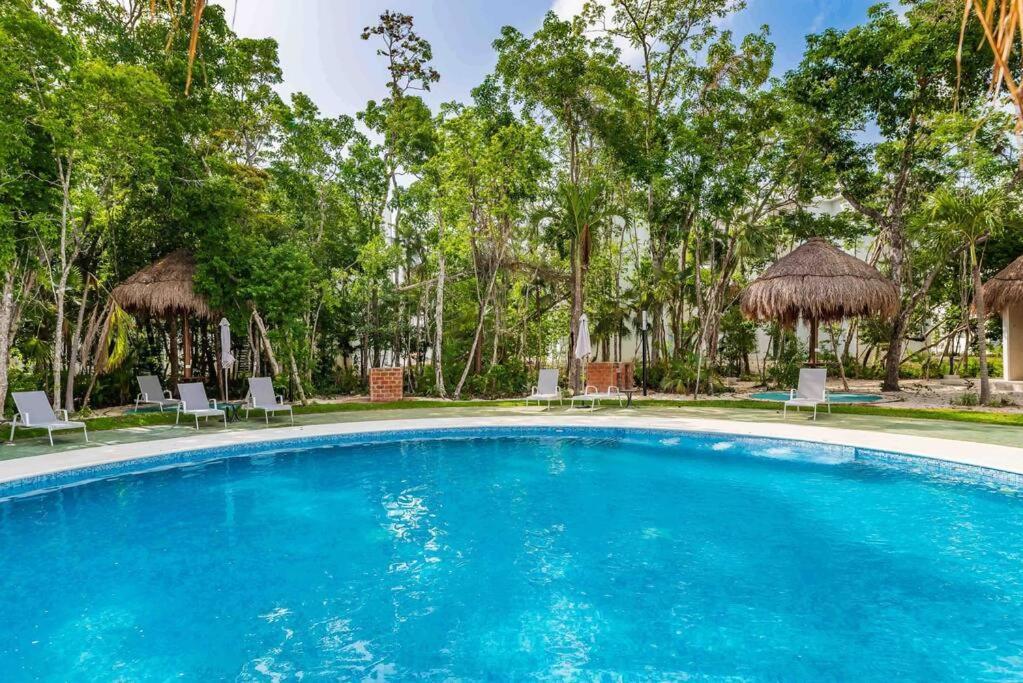 Lovely Cozy Apt W/Pool 2 Bedrooms. Great Location! Puerto Morelos Dış mekan fotoğraf